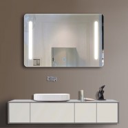  In Horizontal LED Bathroom Mirror, Touch 