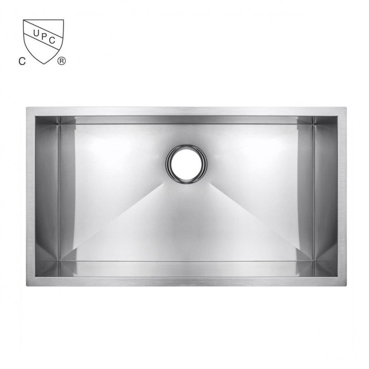 33 X 22 In Stainless Steel Single Bowl Kitchen Sink As3322s R0