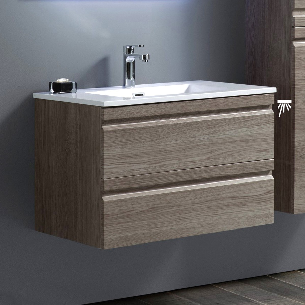 32 In. Wall Mount Vanity with Basin (ZRW8002-V)