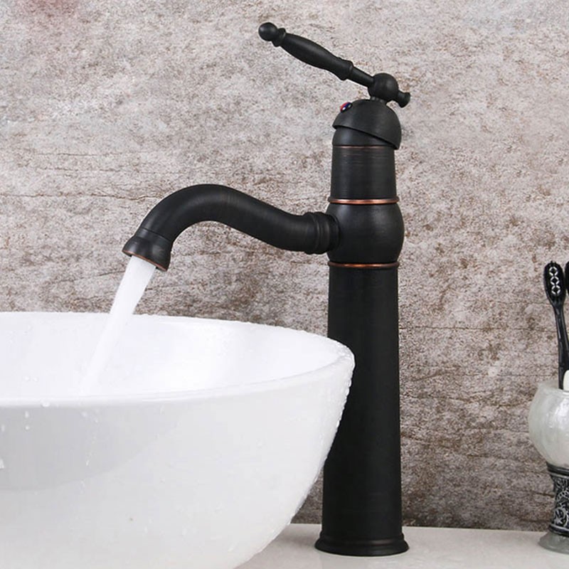 Basin&Sink Faucet - Brass with Black Bronze Finish (81H08-ORB)