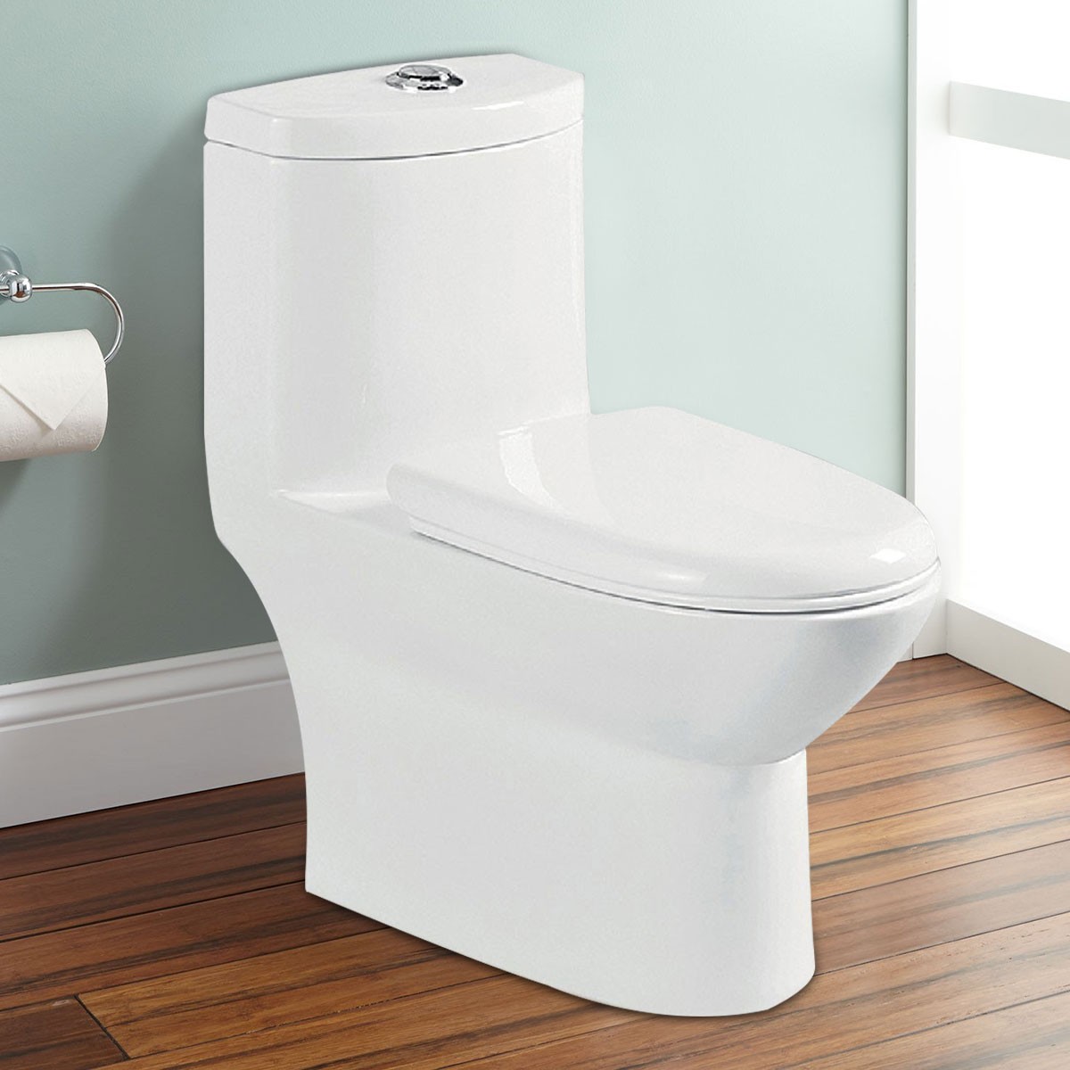 Dual Flush Siphonic One-piece Toilet (DK-ZBQ-12244)