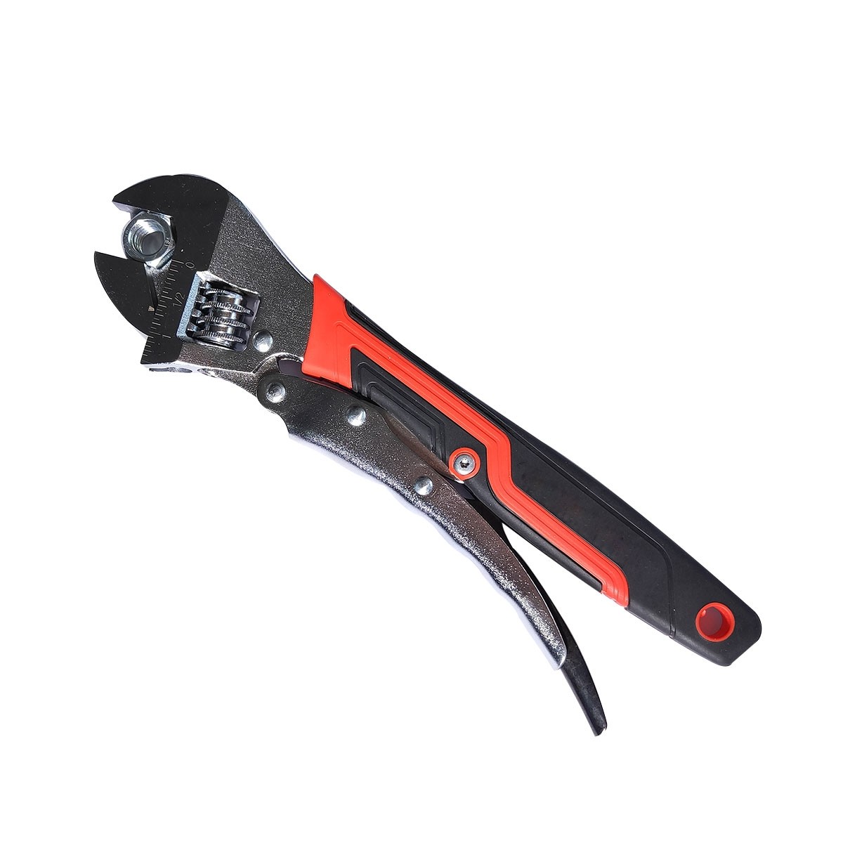 10 Inch Locking Adjustable Wrench with Antiskid Cover（WB-16D）