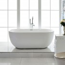 PUREBUTH 67 In Freestanding Bathtub - Acrylic Pure White (DK-PW-44778)