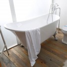 63 In Pure White Clawfoot Freestanding Bathtub (DK-PW-1675W)