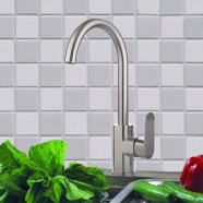 SUPOR Modern Style Stainless Steel Lead Free Kitchen Faucet (250307-01-LS)