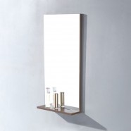 16 x 32 In. Bathroom Mirror with Shelf (MS400D-M)