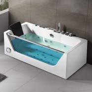 Decoraport 68 In Massage Bathtub with Air Bubble, Computer Panel and Light (DK-Q408) Demo Limited Quantity