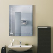 18 x 24 In. Wall-mounted Rectangle Bathroom Mirror (DK-OD-B067C)