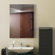 20 x 28 In. Wall-mounted Rectangle Bathroom Mirror (DK-OD-B068B)