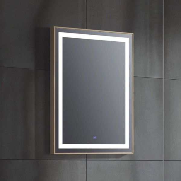 Buy Mrhousedecor LED Mirror for Bathroom Bathroom Mirror with LED Lights  Mirror for Bathroom with Light Copper Free Mirror with 3 Color Dimmable  Light(White,Warm,Natural) (24 X 24) Online at Low Prices in