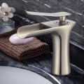 Basin&Sink Waterfall Faucet - Brass in Brushed Nickel (81H36-BN-005)