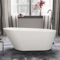 61 In White Acrylic Seamless Freestanding Bathtub (DK-PW-1506B)