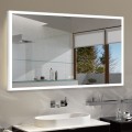 DECORAPORT 55 x 36 Inch LED Bathroom Mirror with Touch Button, Anti Fog, Dimmable, Bluetooth Speakers, Vertical & Horizontal Mount (D121-5536A)