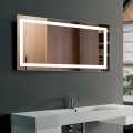 DECORAPORT 40 x 24 Inch LED Bathroom Mirror with Touch Button, Anti Fog, Dimmable, Vertical & Horizontal Mount (D211-4024)