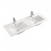 White Rectangle Ceramic Bathroom Vanity Basin (CL-4001D-120)